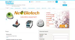 Desktop Screenshot of biotrend-usa.com